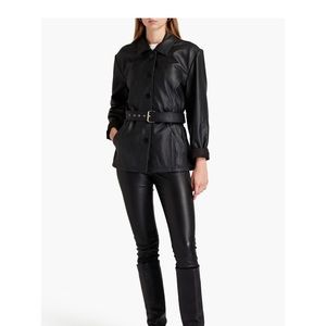 Deadwood Recycled leather Tyra belted  jacket / New without the tags 🏷️